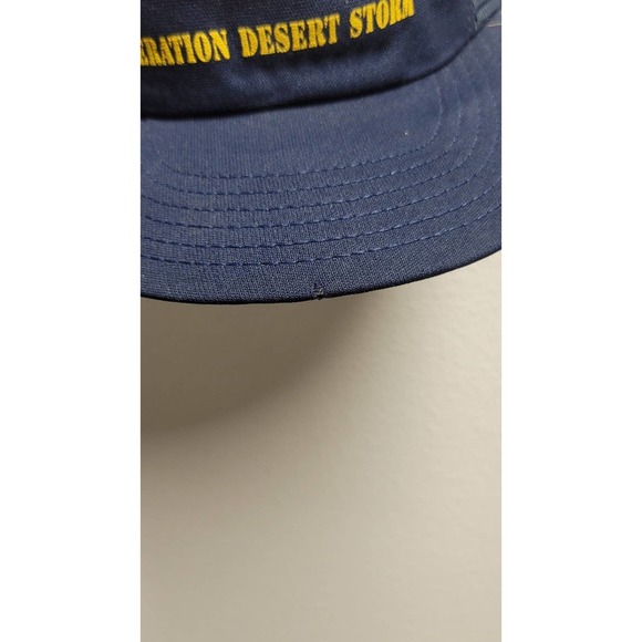 Vtg Patriotic These Colors Don't Run Operation Desert Storm Trucker Hat - Picture 10 of 10